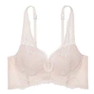 Soutien-gorge Victoria's Secret Dream Angels Demi Longline - 32B, Corail, à Armatures - Neuf Avec étiquettes